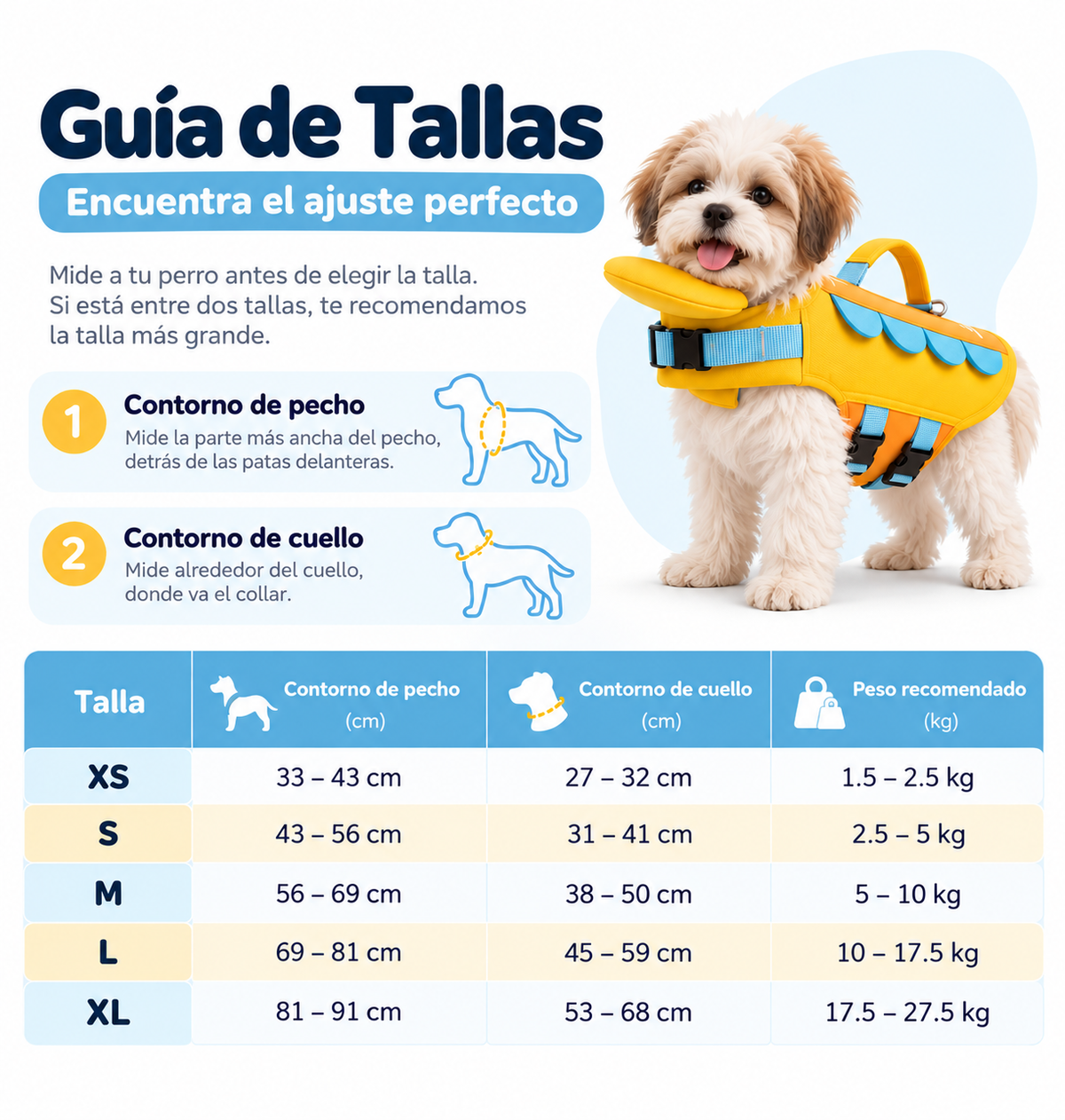 Chaleco Salvavidas para Perros