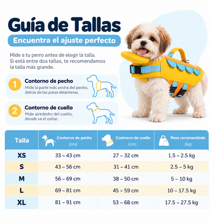 Chaleco Salvavidas para Perros