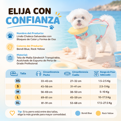 Chaleco Salvavidas para Perros
