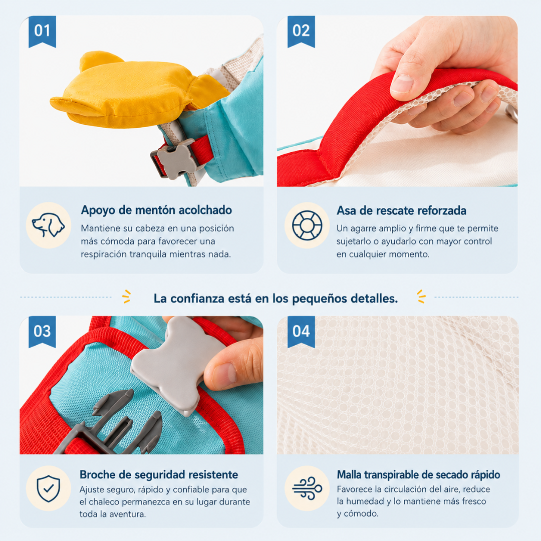 Chaleco Salvavidas para Perros